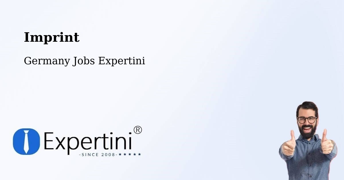 Imprint – Ueckermünde - Germany Jobs Expertini